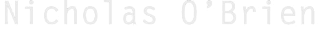 Nicholas O'Brien
