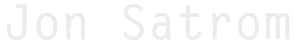Jon Satrom