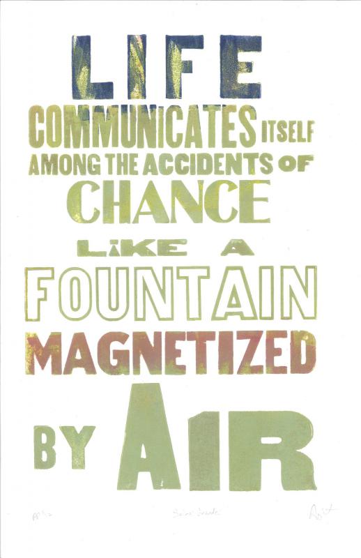 Fountain Magnetized by Air