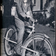 Figure 2. My lead-lined suit and I, in sticky summer heat, plan a future together.