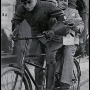 Figure 5.  A businessman, in bouts of cheerfulness, shows me around work.