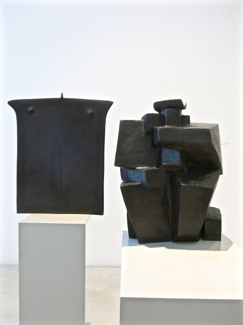 Two Contrasting Sculptures